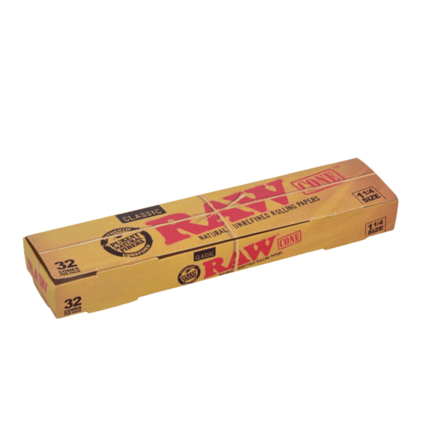 ROLLING PAPER | RAW CLASSIC PRE-ROLLED CONE 1 ¼" WITH TIP