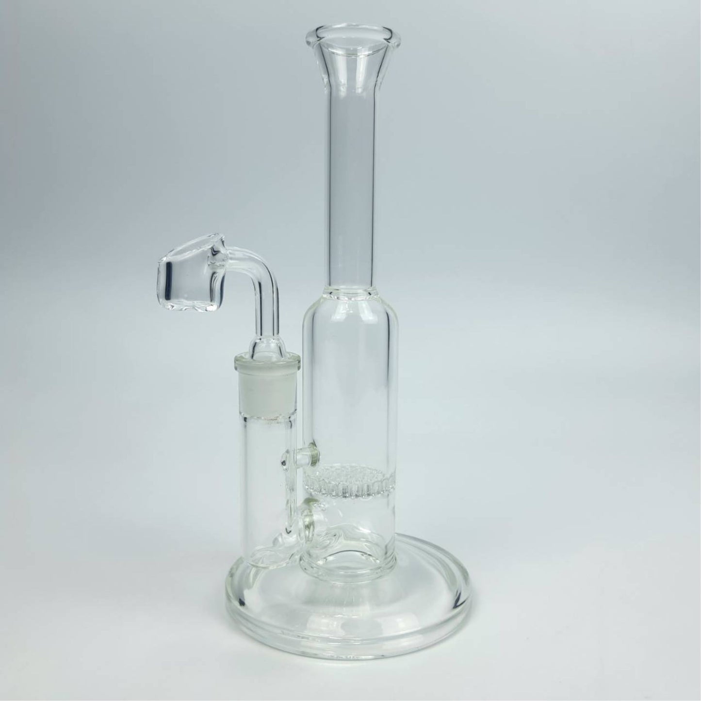 Glass Bong | EMPTY SERIES SCIENTIST MINI WITH QUARTZ BANGER BOWL 9 INCH