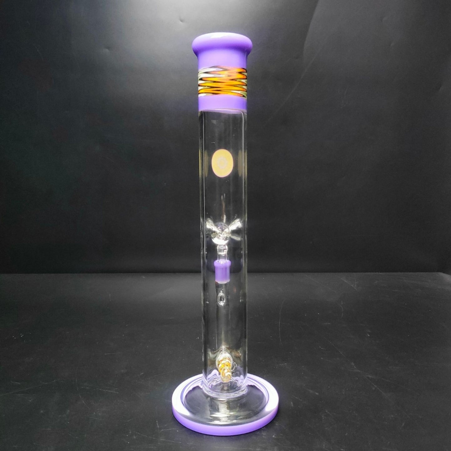 GLASS BONG | MS.FLOWERS WIGWAG STRAIGHT TUBE 14 INCH