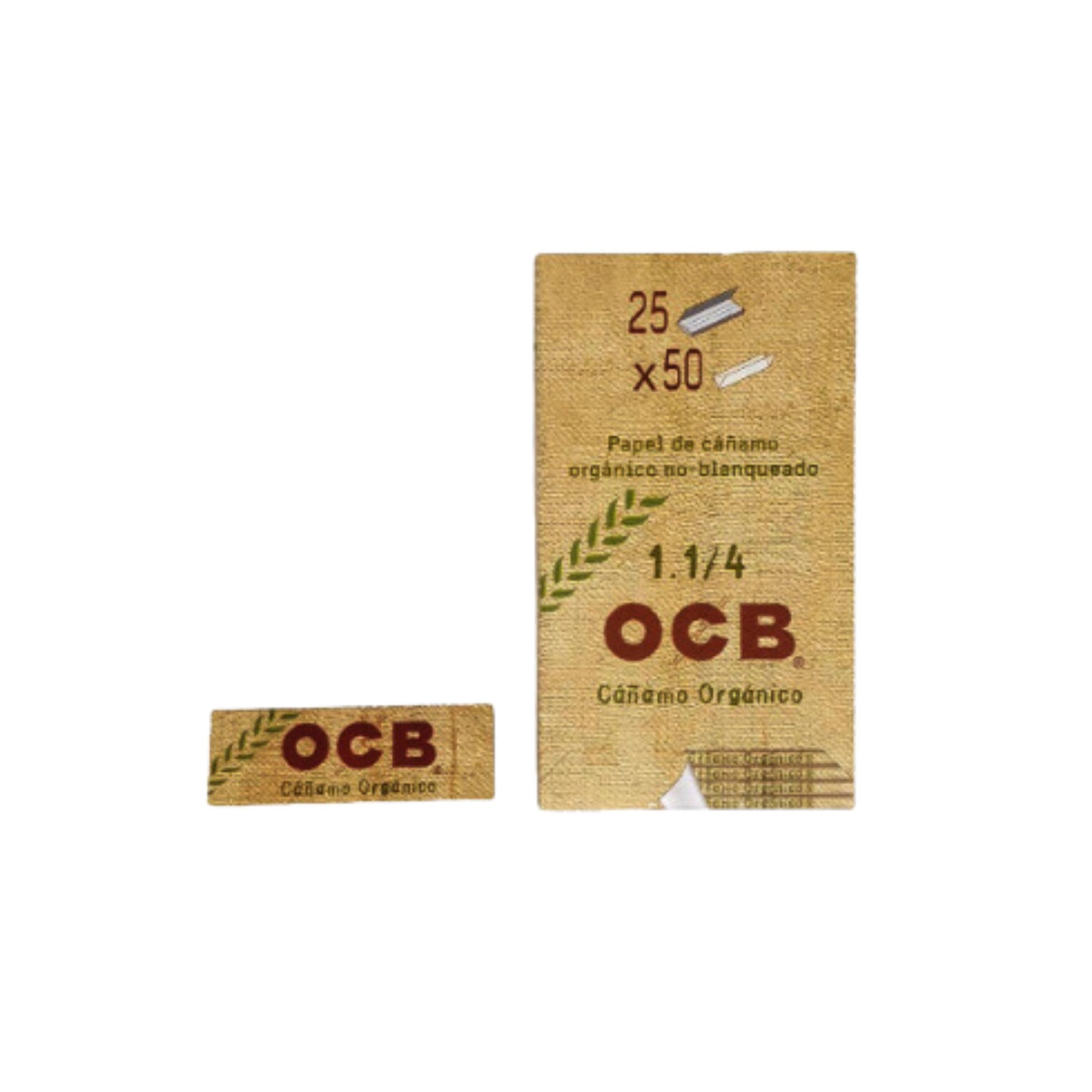 ROLLING PAPER | OCB ORGANIC HEMP 1 1/4 INCH ROLLING PAPER