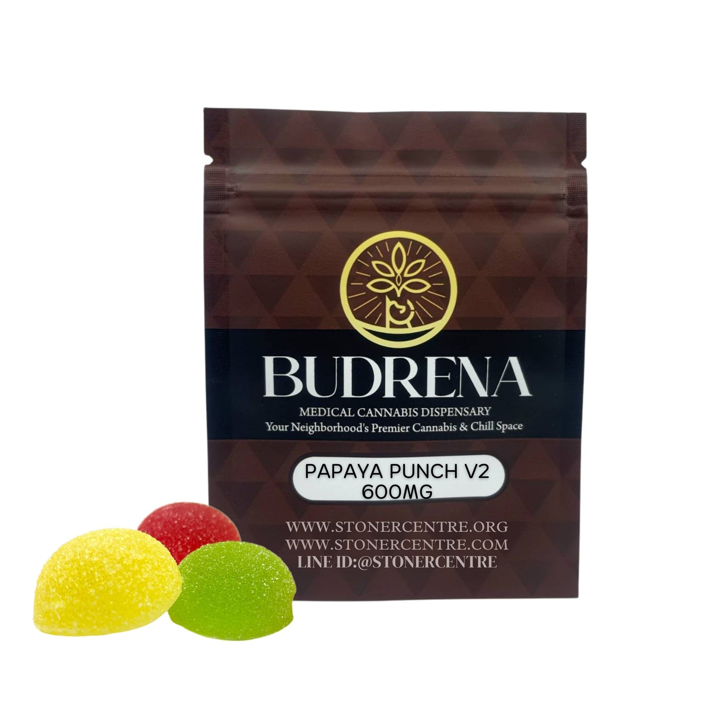 JELLY BUDRENA GREEN VIBE | PAPAYA PUNCH V.2 600MG