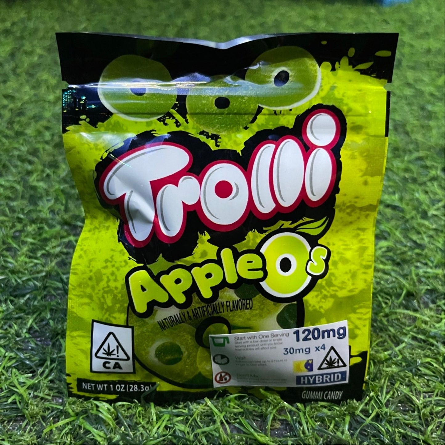 Jelly Trolli AppleOs Edibles gummy infused thc snack