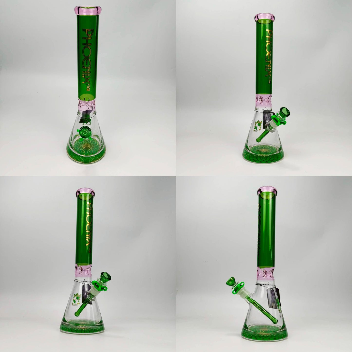 Glass Bong | PHOENIX STAR BEAKER WITH ICE NOTCH 16 INCH
