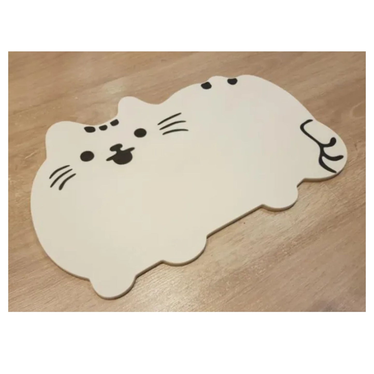 พรมหินเช็ดเท้าญี่ปุ่น น้องแมว ขนาด 300x450mm - ANIMAL SHAPE DIATOMITE BATH MAT