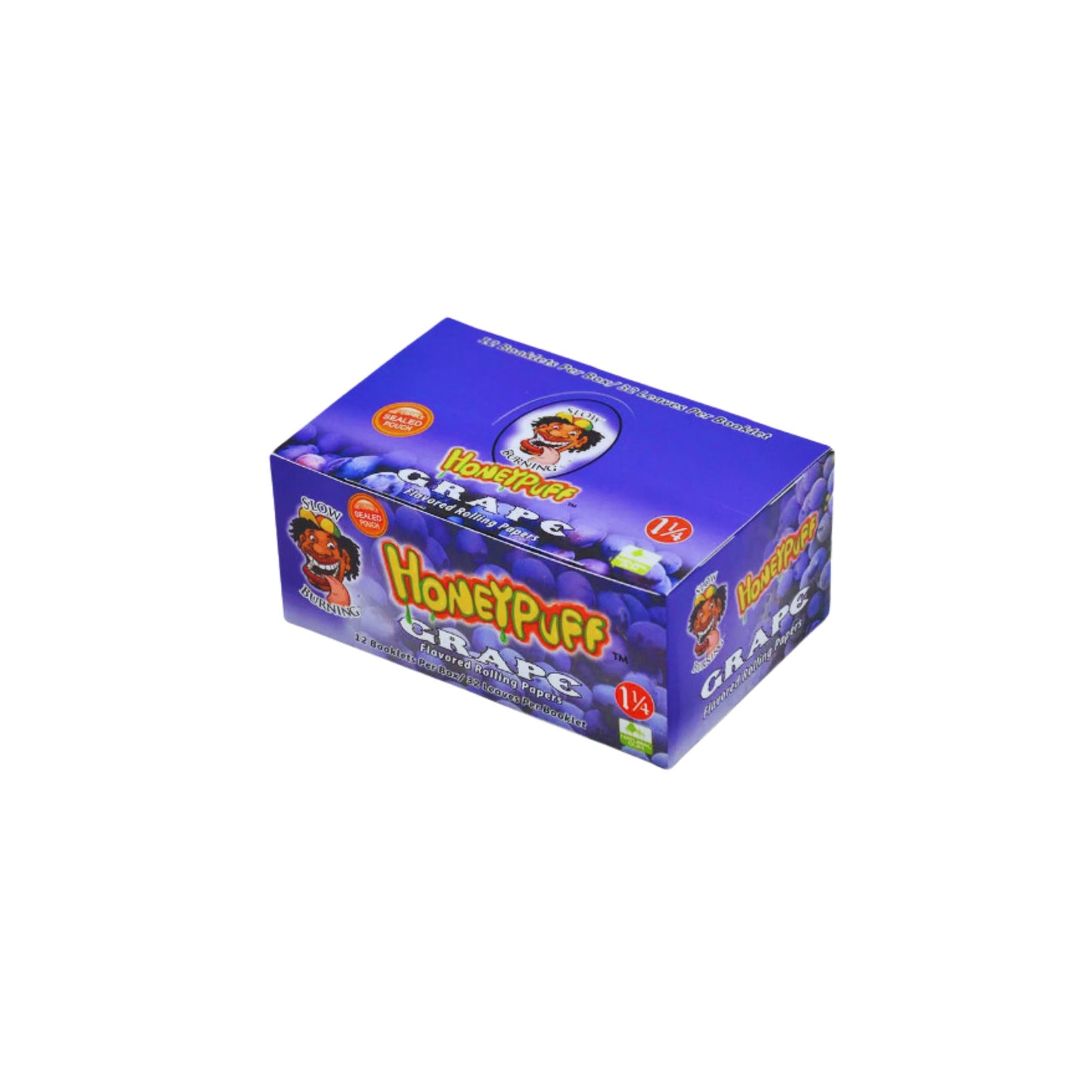 ROLLING PAPER | HONEYPUFF 1 1/4 INCH GRAPE FLAVORED ROLLING PAPER