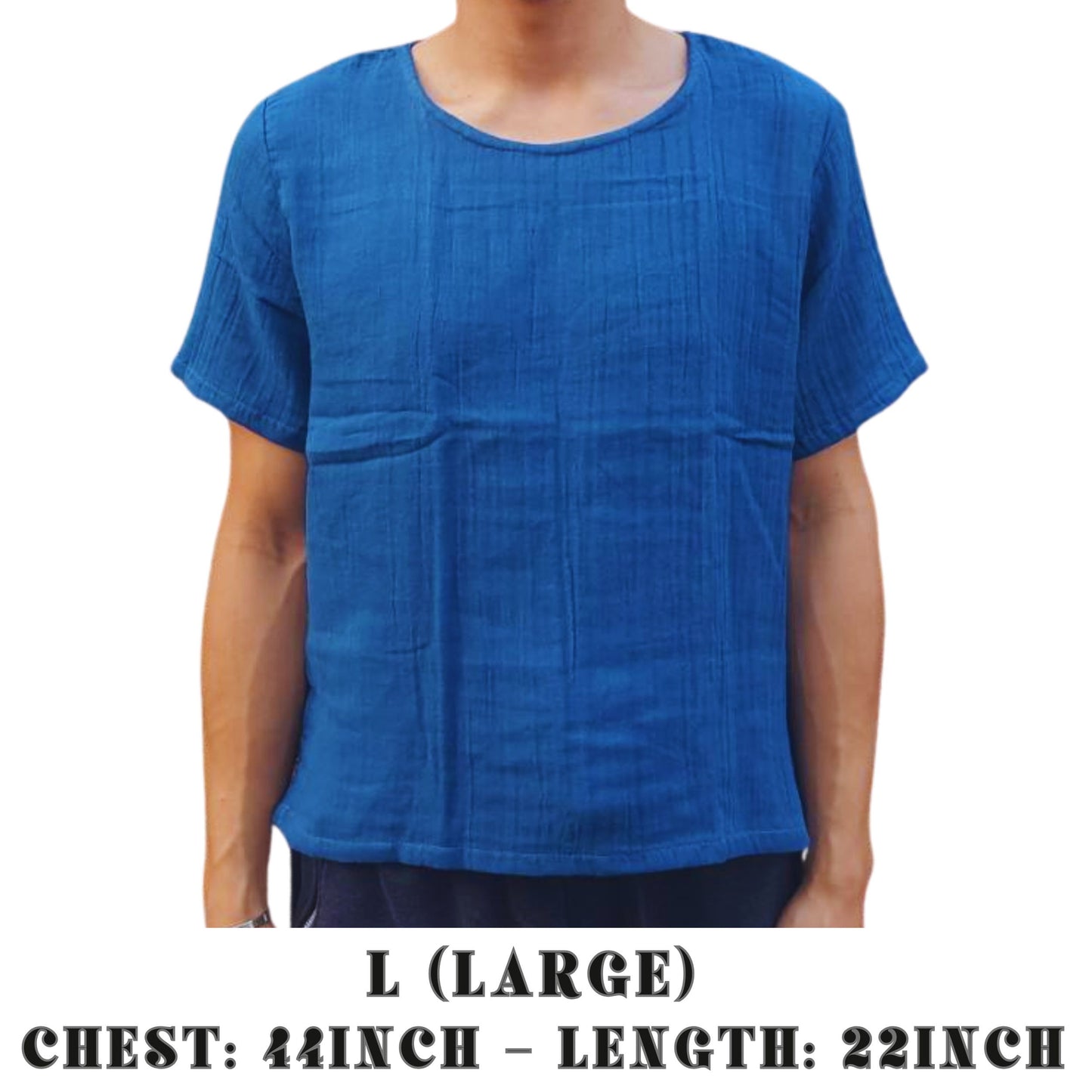 RAK MAE รักแม่ | COMFY COTTON CLASSIC SHIRT - DARK BLUE