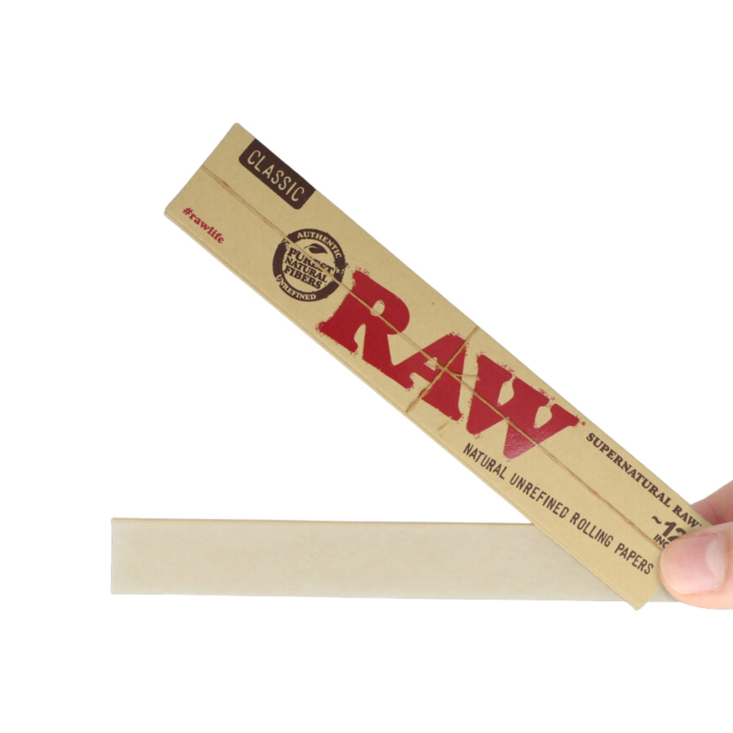 ROLLING PAPER | RAW 12" LENGTH SUPERNATRUAL ROLLING PAPER