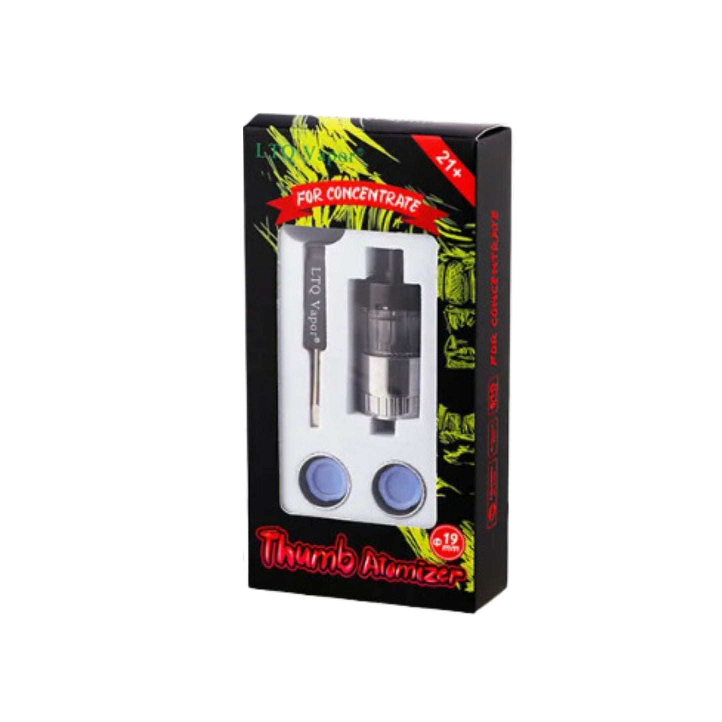 LTQ VAPOR | THUMB ATOMIZER WITH CERAMIC COIL BOWL FOR CONCENTRATE