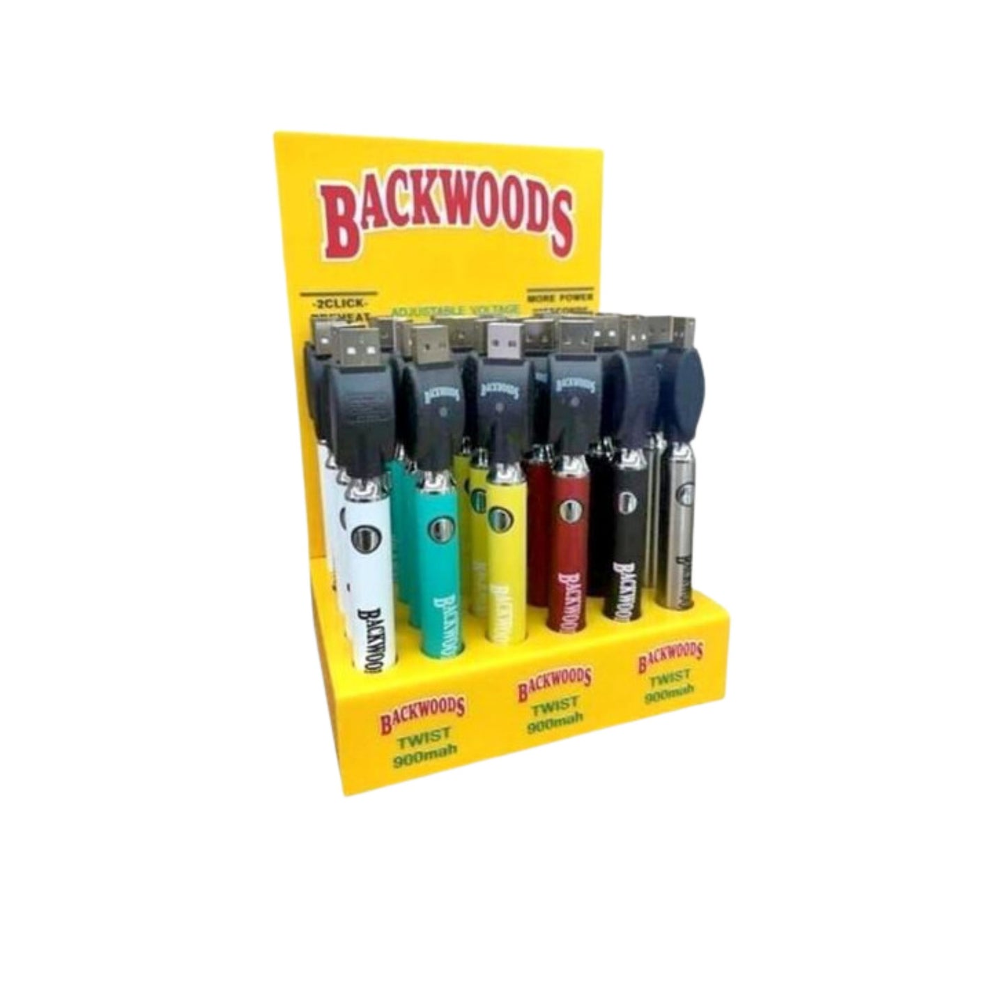 BATTERY | BACKWOODS BATTERY 510 THREAD 900 MAH CARTRIDGES VAPE PEN