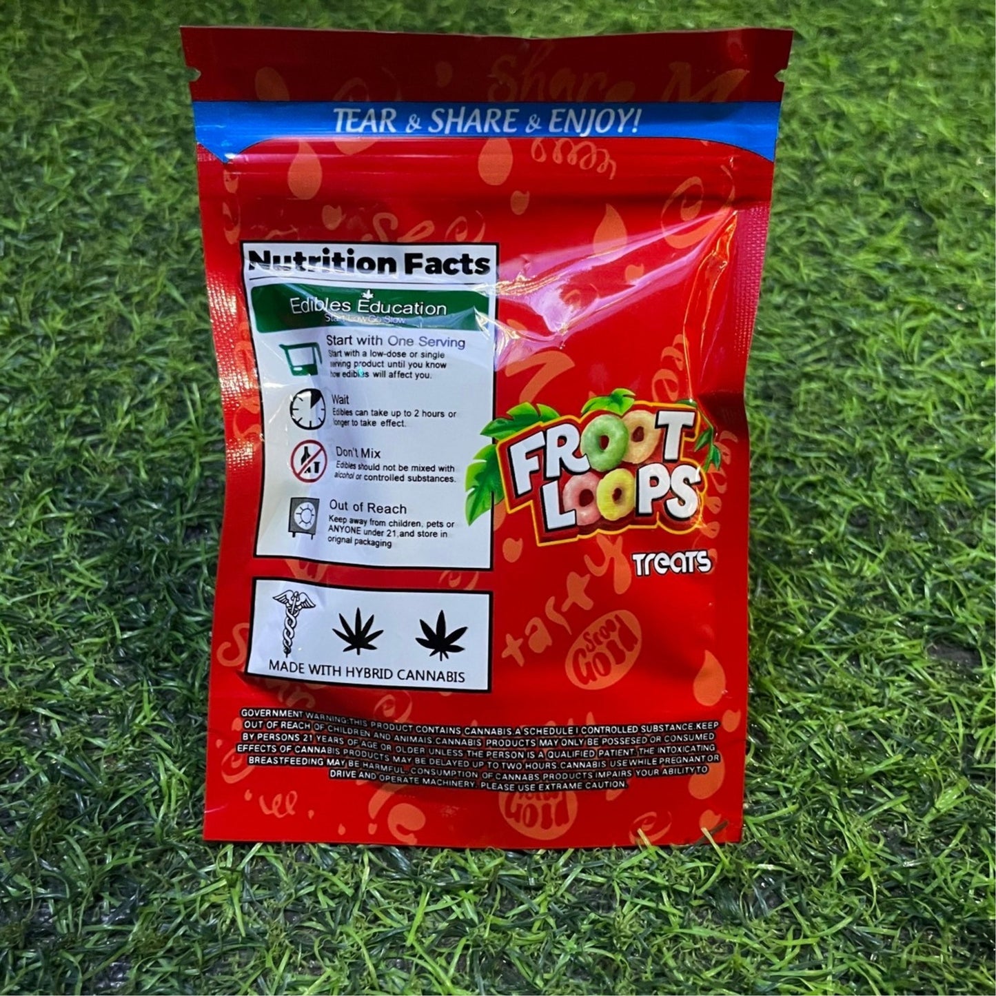 Jelly Froot loops Edibles gummy infused thc snack