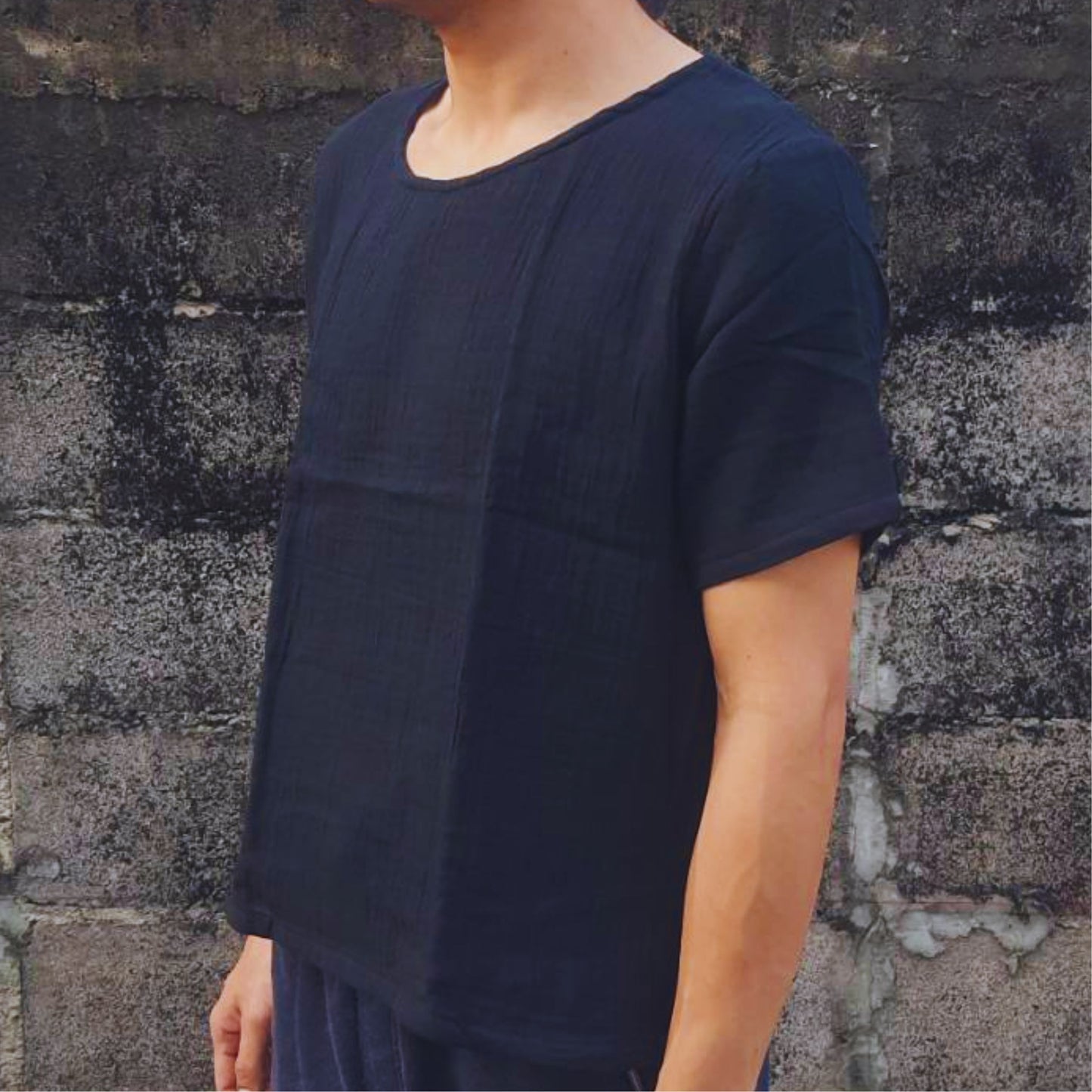RAK MAE รักแม่ | COMFY COTTON CLASSIC SHIRT - BLACK