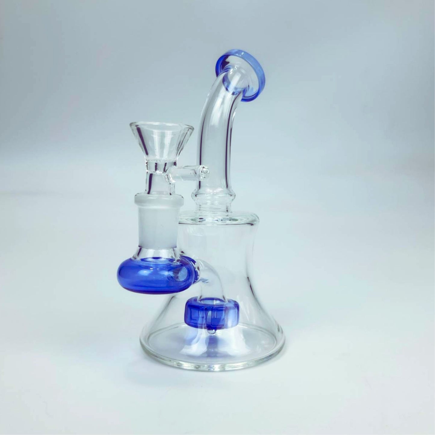 GLASS BONG | DAB RIG BEAKER 5.5 INCH WITH SHOWERHEAD PERC