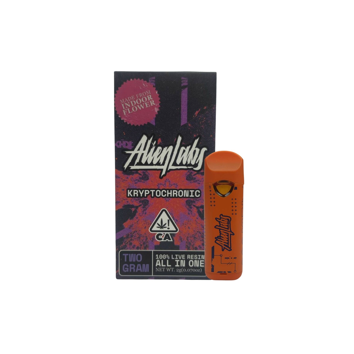 ALIEN LABS LIVE RESIN DISPOSABLE 2.0ML | KRYPTOCHRONIC : INDICA