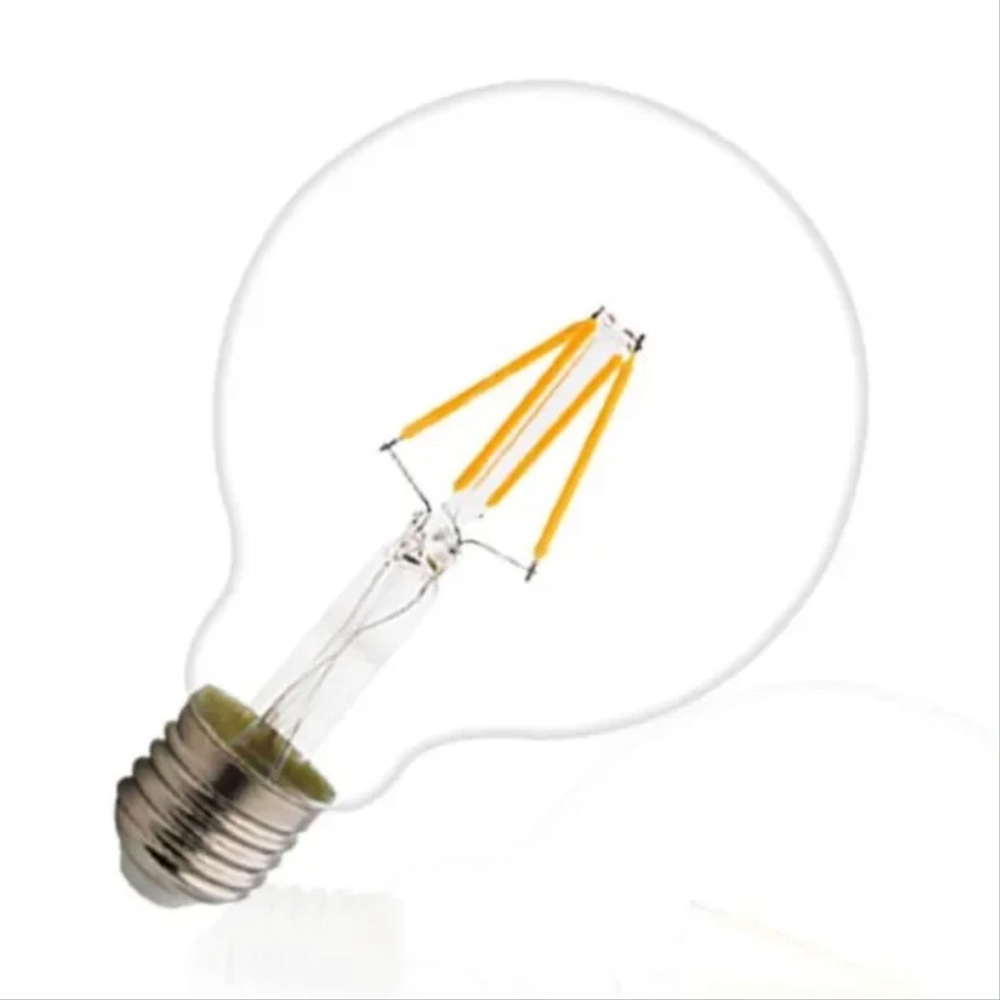 หลอดไฟวินเทจ G95 ฐาน E27 LED Filament  (4W, แสง Warm White)