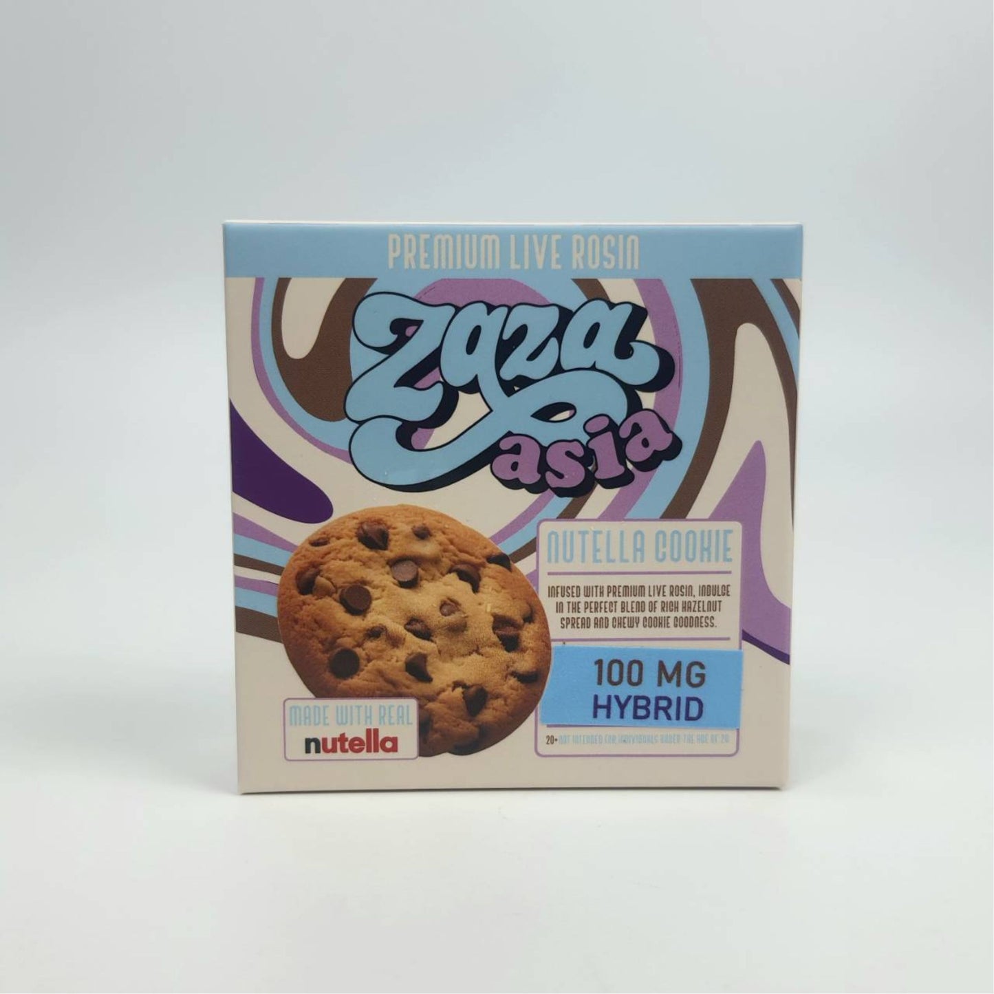 ZAZA ASIA | PREMIUM LIVE ROSIN NUTELLA COOKIE - HYBRID | 100MG THC/PIECE