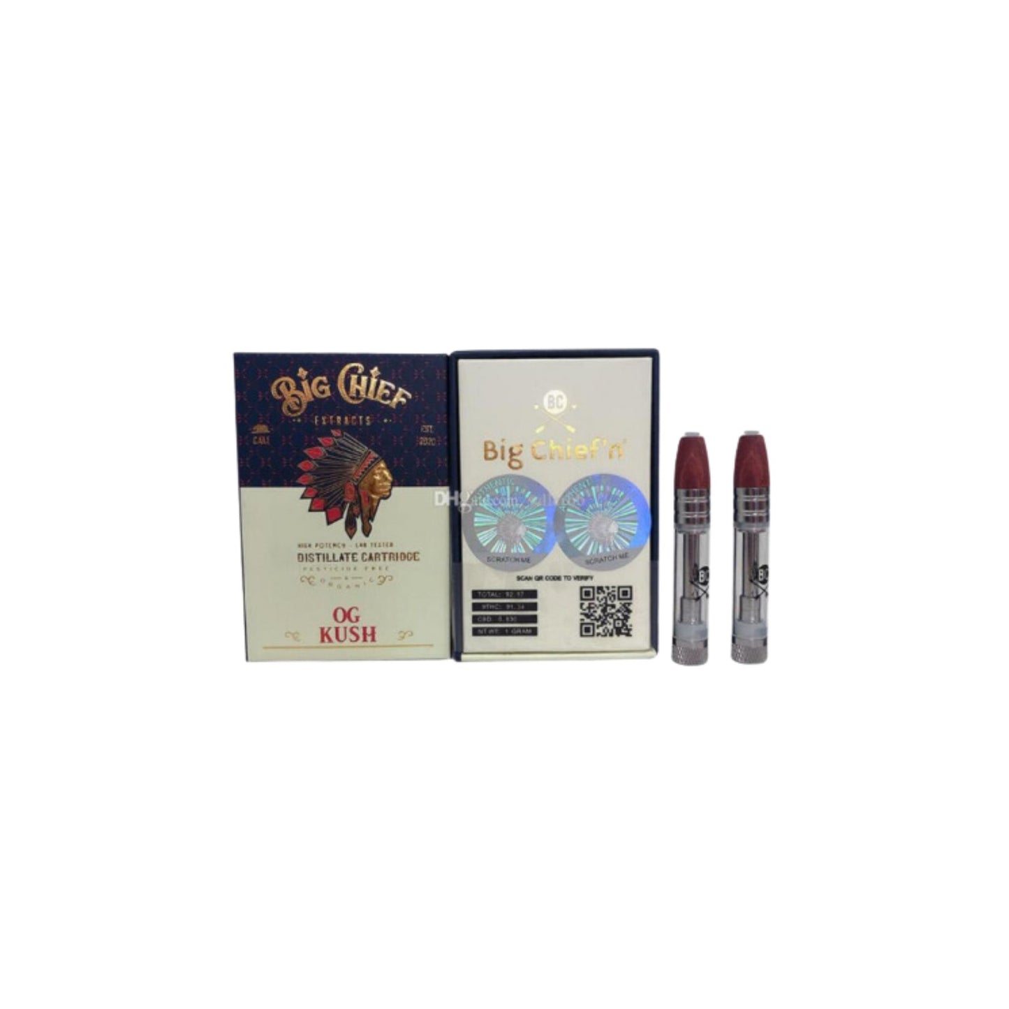 EMPTY CARTRIDGE | BIG CHIEF 0.8ML (5 PIECES / SET)