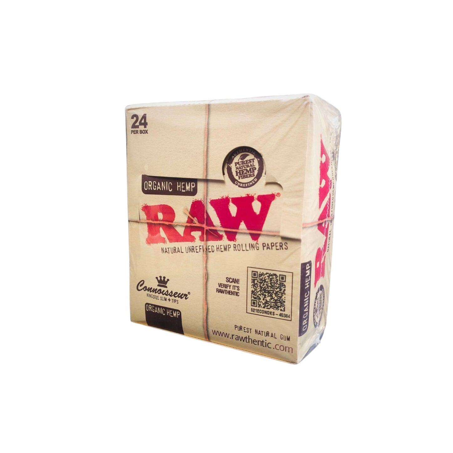 ROLLING PAPER | CHA RAW ORGANIC HEMP CONNOISSEUR KINGSIZE WITH TIPS