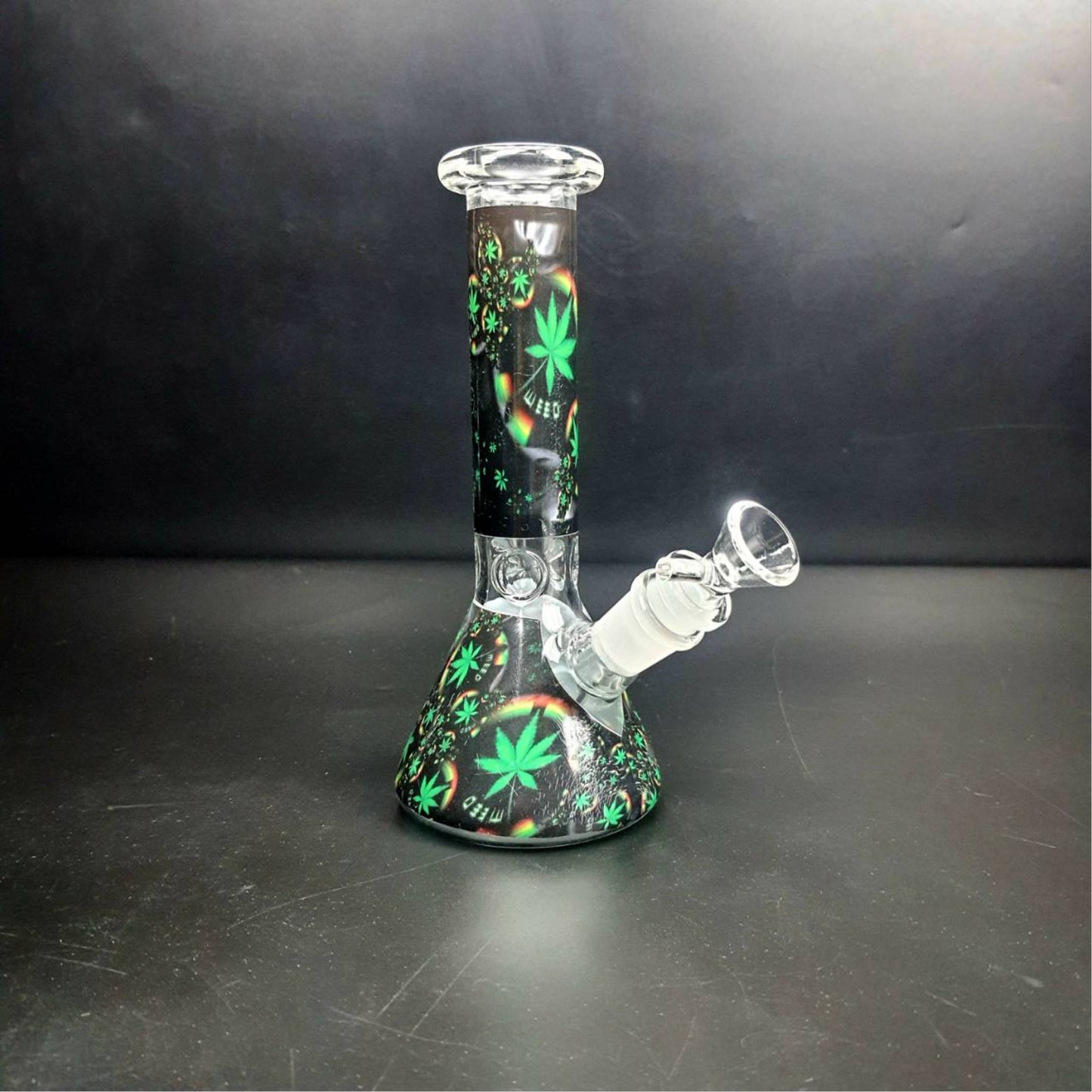 BONG SET (MIX DESIGN WITH QUARTZ) | MINI MJ