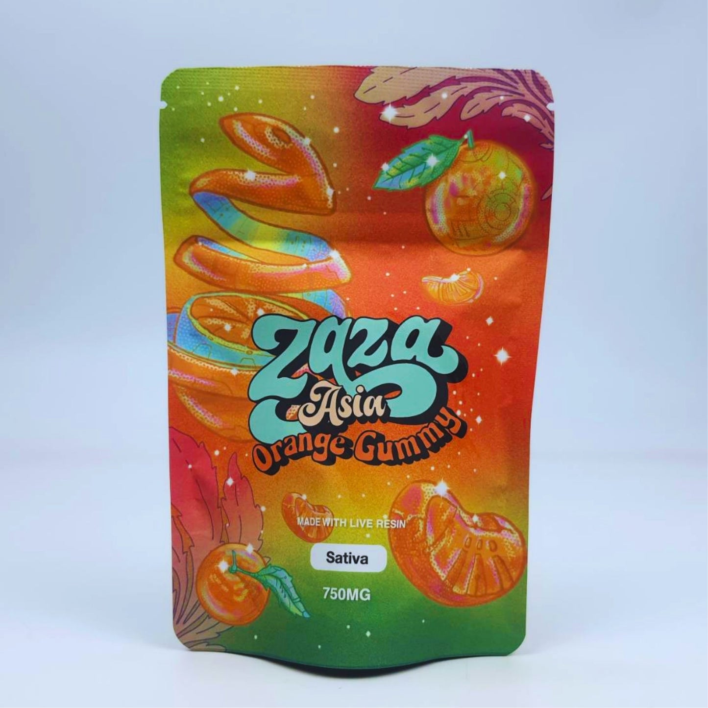 JELLY ZAZA ASIA | ORANGE GUMMY 750MG EDIBLES GUMMY INFUSED THC SNACK