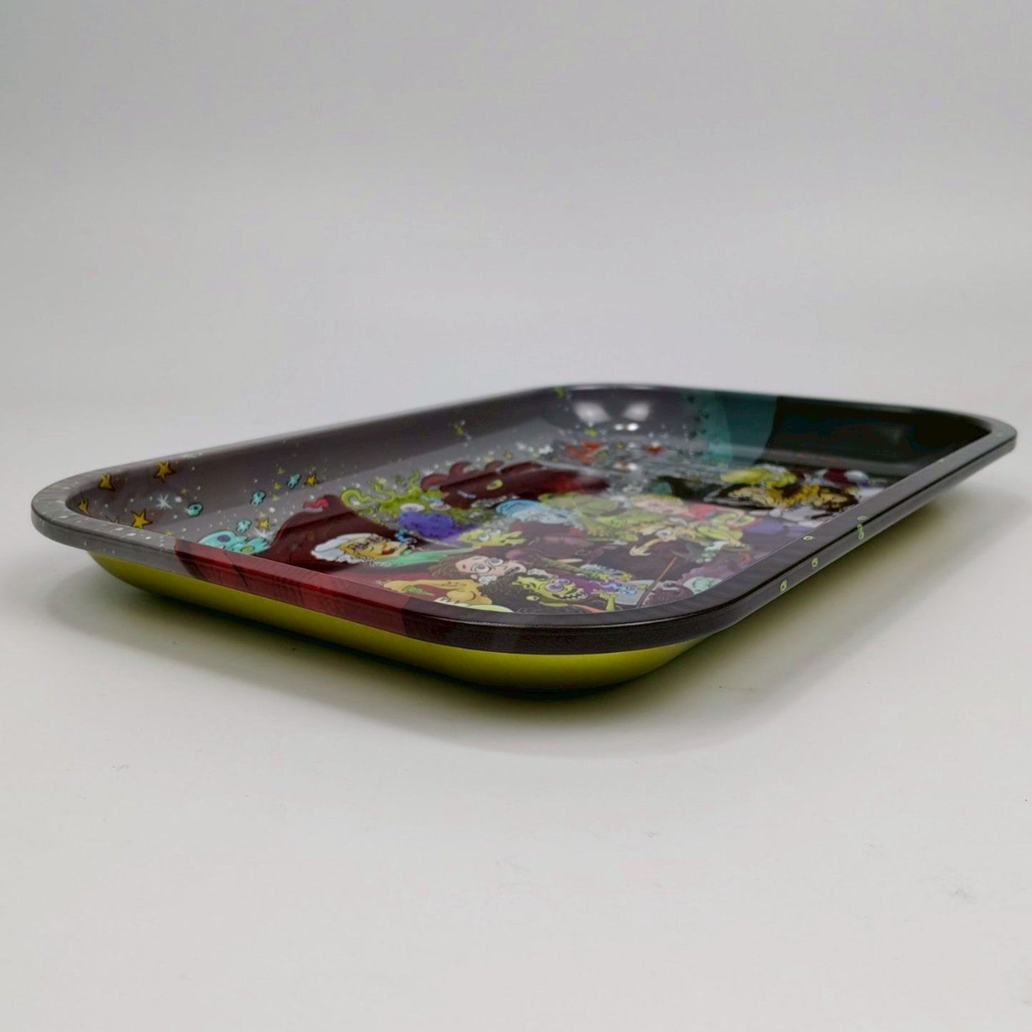 TRAY | RICK & MORTY WITH THE SIMPSONS SPECIAL METAL ROLLING PAPER TRAYSIZE : 19X28.5 CM