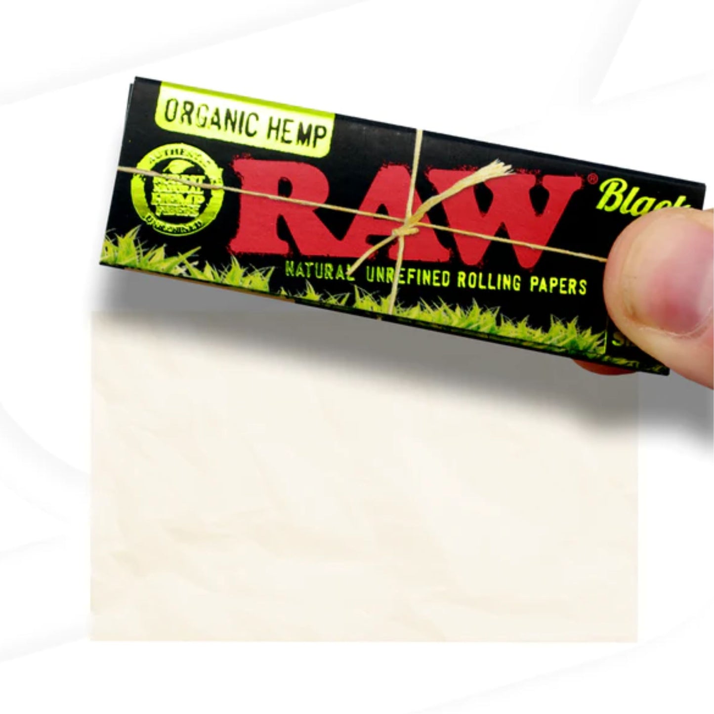 ROLLING PAPER | RAW ORGANIC HEMP BLACK ROLLING PAPER 1 ¼"