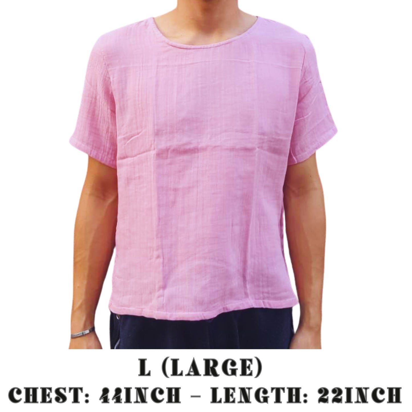 RAK MAE รักแม่ | COMFY COTTON CLASSIC SHIRT - PINK