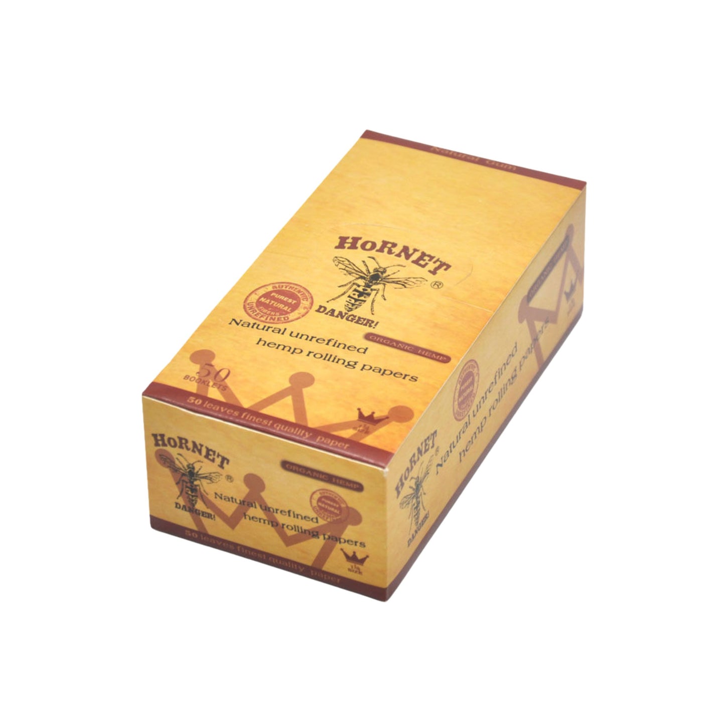 ROLLING PAPER | HORNET 1 1/4 INCH ORGANIC HEMP ROLLING PAPER