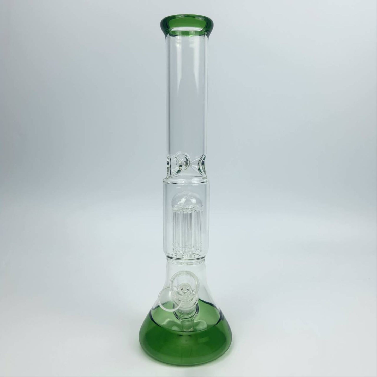 Glass Bong | GREEN VIDRO BEAKER WITH 6 ARM PERCOLATOR 14 INCH