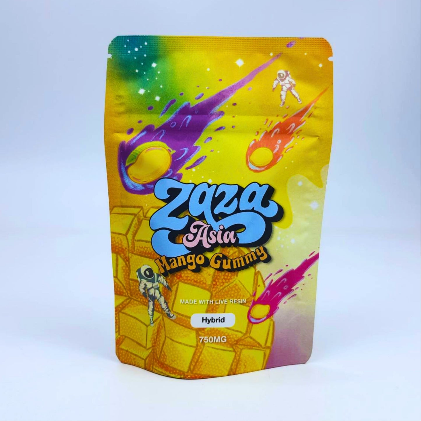 JELLY ZAZA ASIA | MANGO GUMMY 750MG EDIBLES GUMMY INFUSED THC SNACK