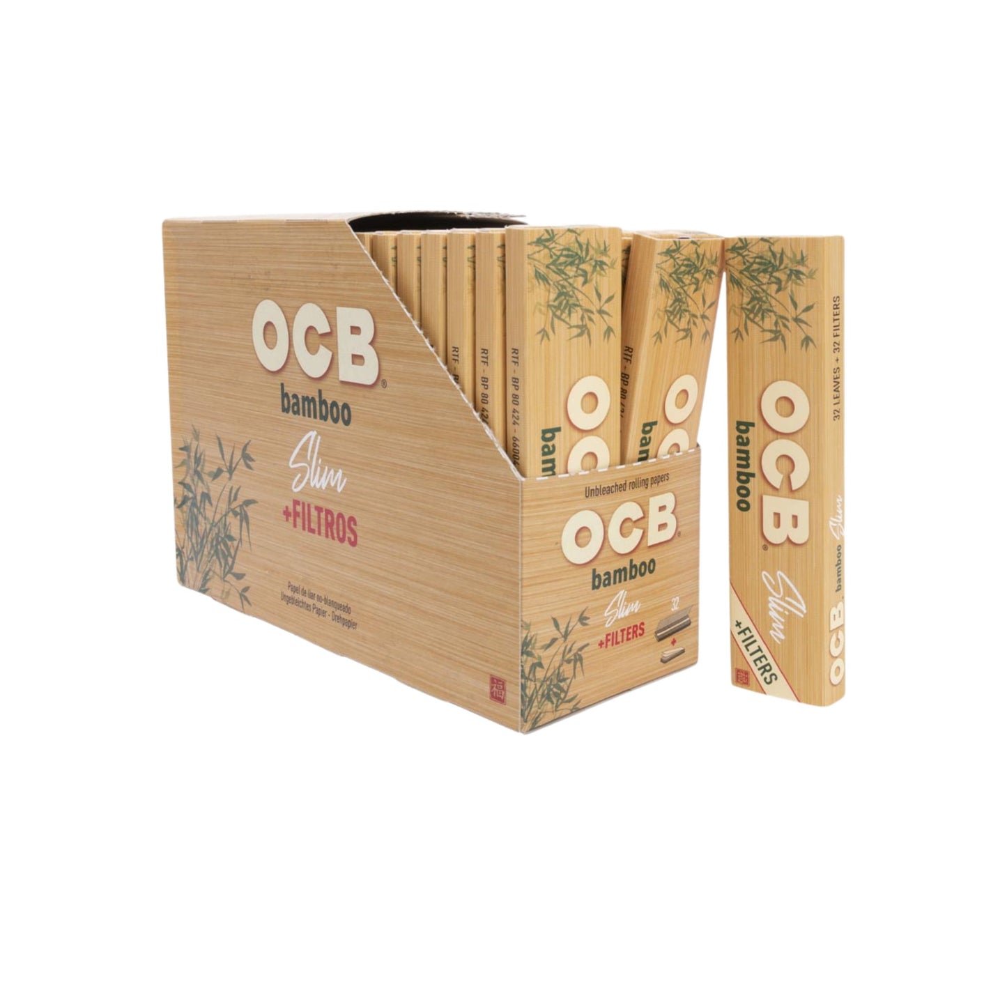 ROLLING PAPER | OCB BAMBOO KINGSIZE WITH FILTER ROLLING PAPER