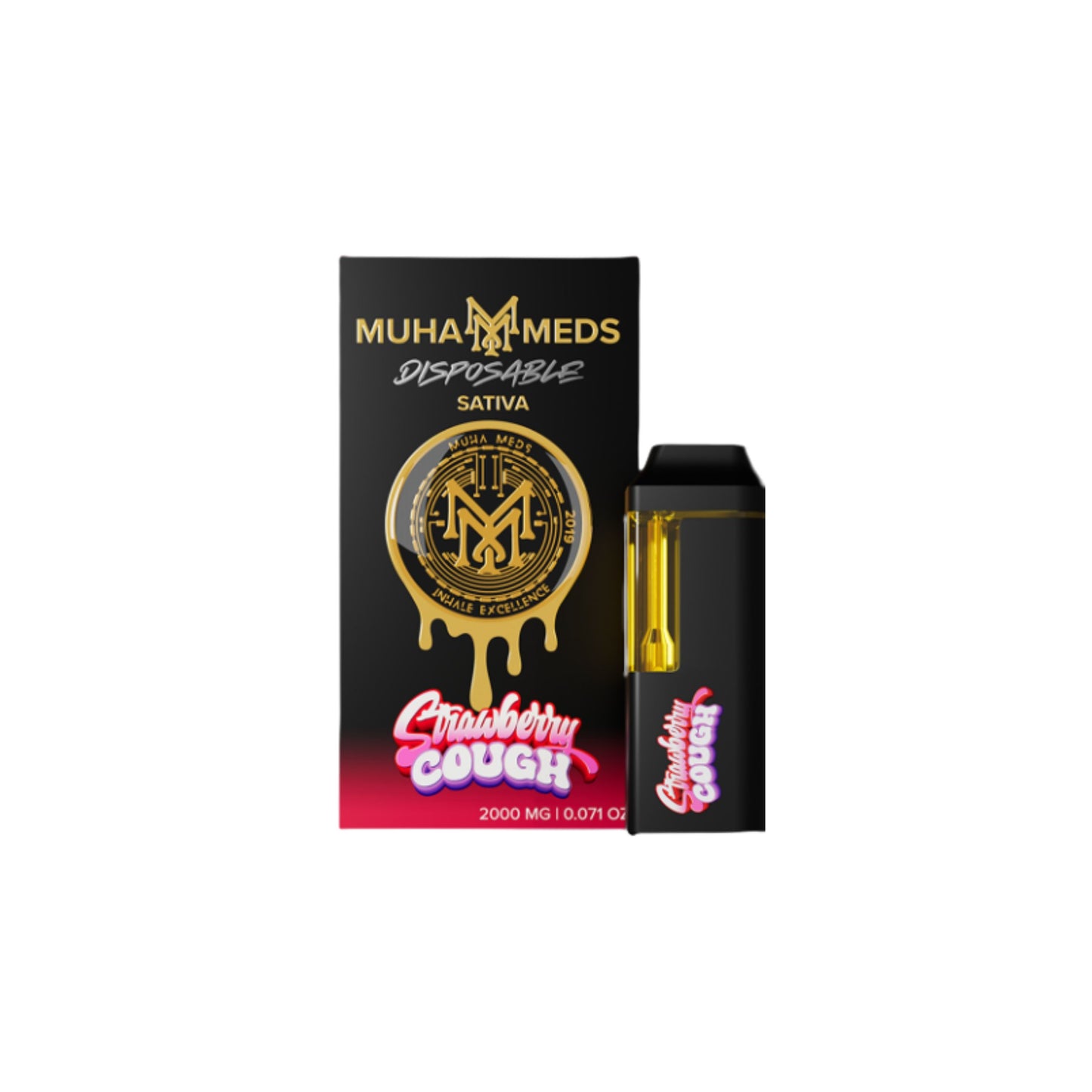 MUHA MEDS 2.0ML | STRAWBERRY COUGH : SATIVA
