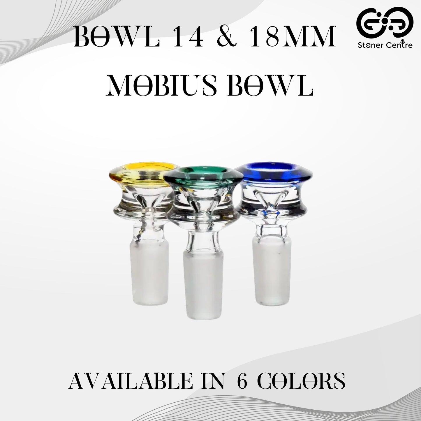 GLASS BOWL | MOBIUS BOWL 14MM & 18MM