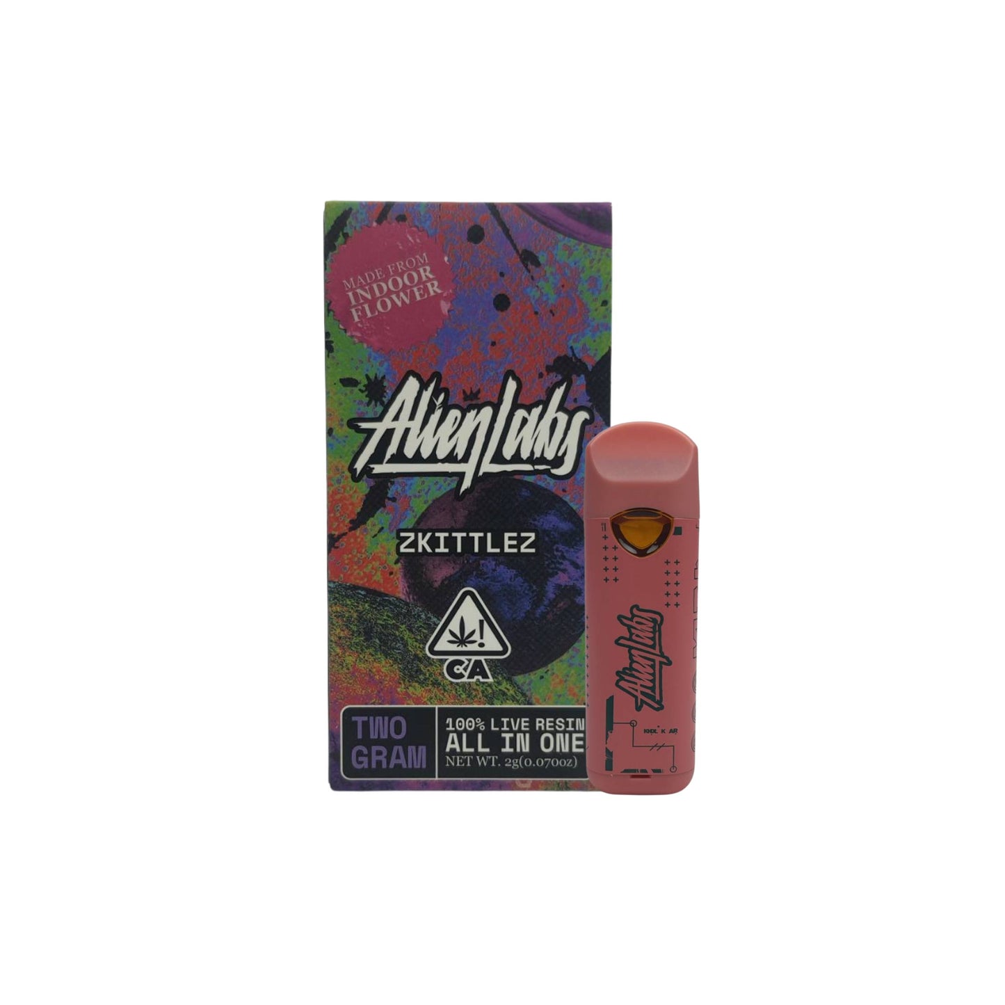 ALIEN LABS LIVE RESIN DISPOSABLE 2.0ML | ZKITTLEZ : HYBRID
