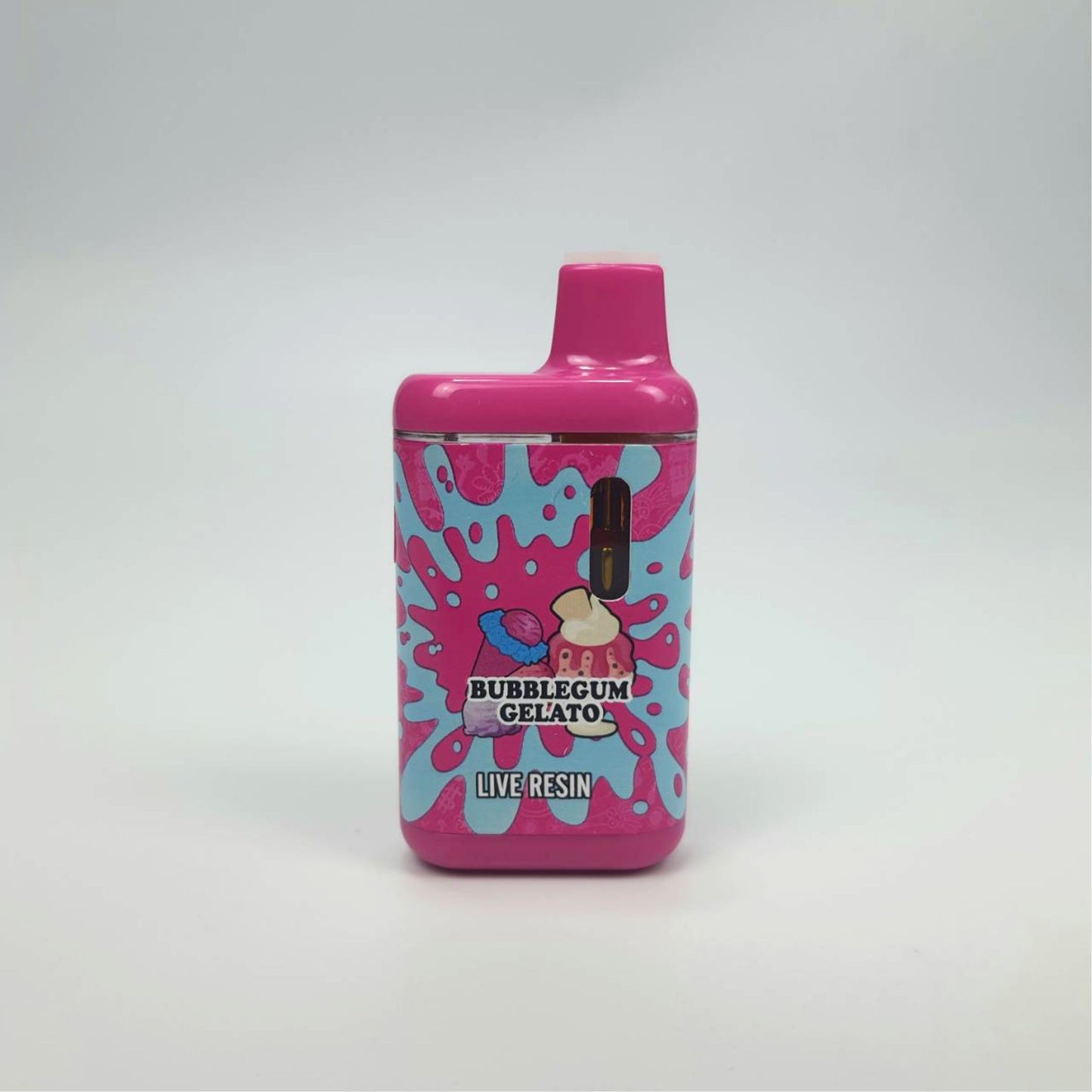 PACK MAN LIQUID DIAMONDS + LIVE RESIN 1.0ML | BUBBLEGUM GELATO : HYBRID