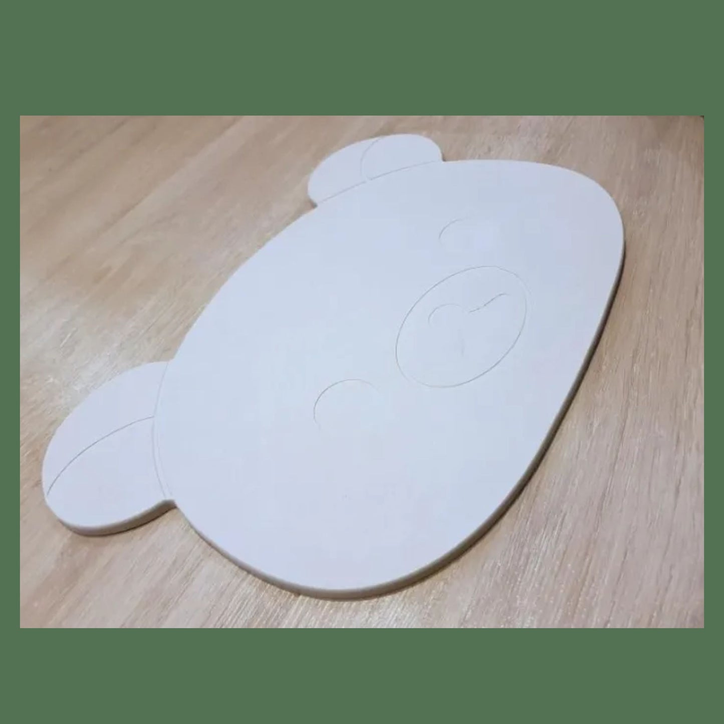 พรมหินเช็ดเท้าญี่ปุ่น น้องหมี 300x450mm - BEAR SHAPE DIATOMITE BATH