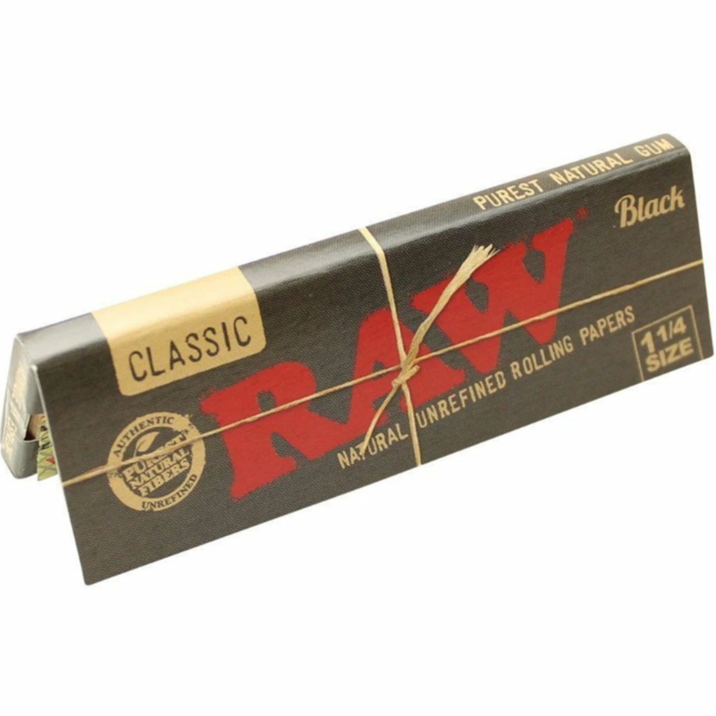 ROLLING PAPER | RAW CLASSIC BLACK ROLLING PAPER 1 ¼"