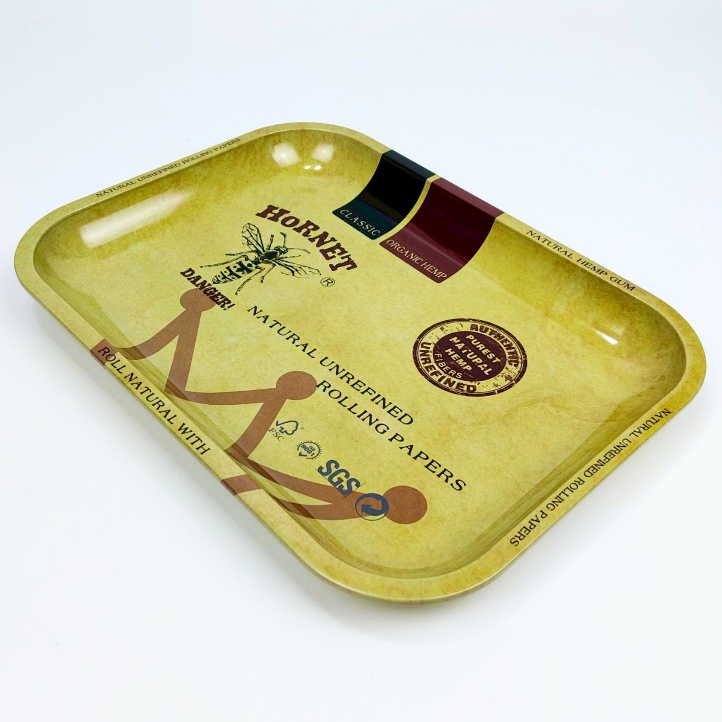 TRAY | HORNET METAL ROLLING TRAY SIZE : 30X25X2 CM
