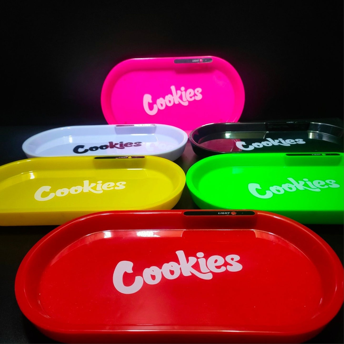 TRAY | LED COOKIES RECHARGEABLE TRAY GLOW IN THE DARK PARTY TRAY