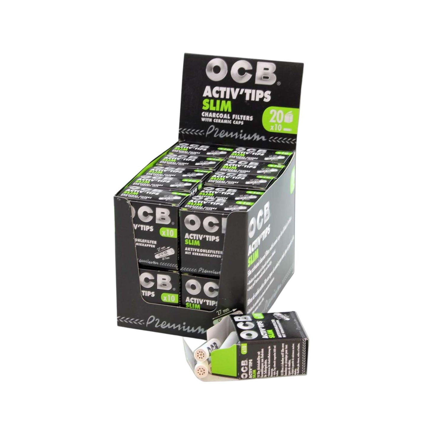 ROLLING PAPER | OCB PREMIUM ACTIV TIPS SLIM