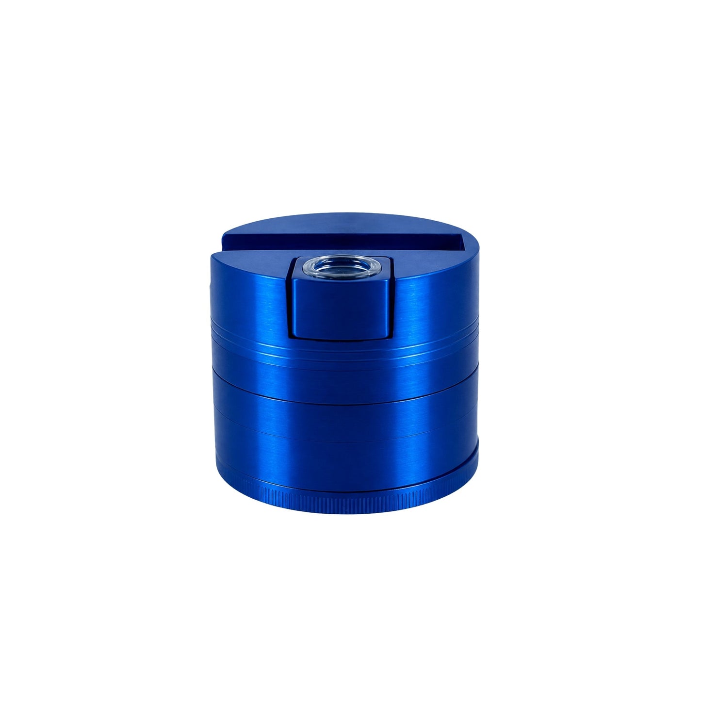 GRINDER | STAINLESS STEEL GRINDER & ONE HITTER 5 LAYER 75 MM DIAMETER WITH POLLEN CATCHER AND KIEF SPOON