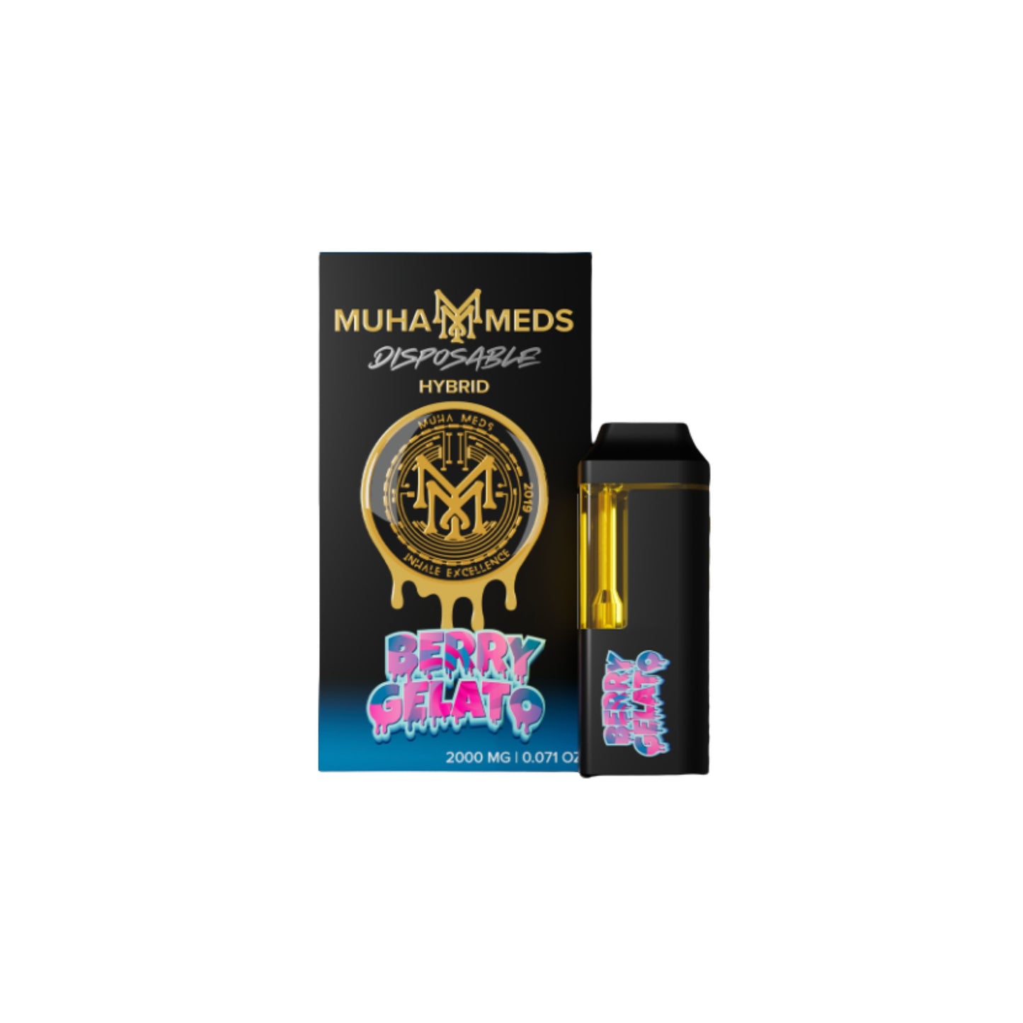 MUHA MEDS 2.0ML | BERRY GELATO : HYBRID