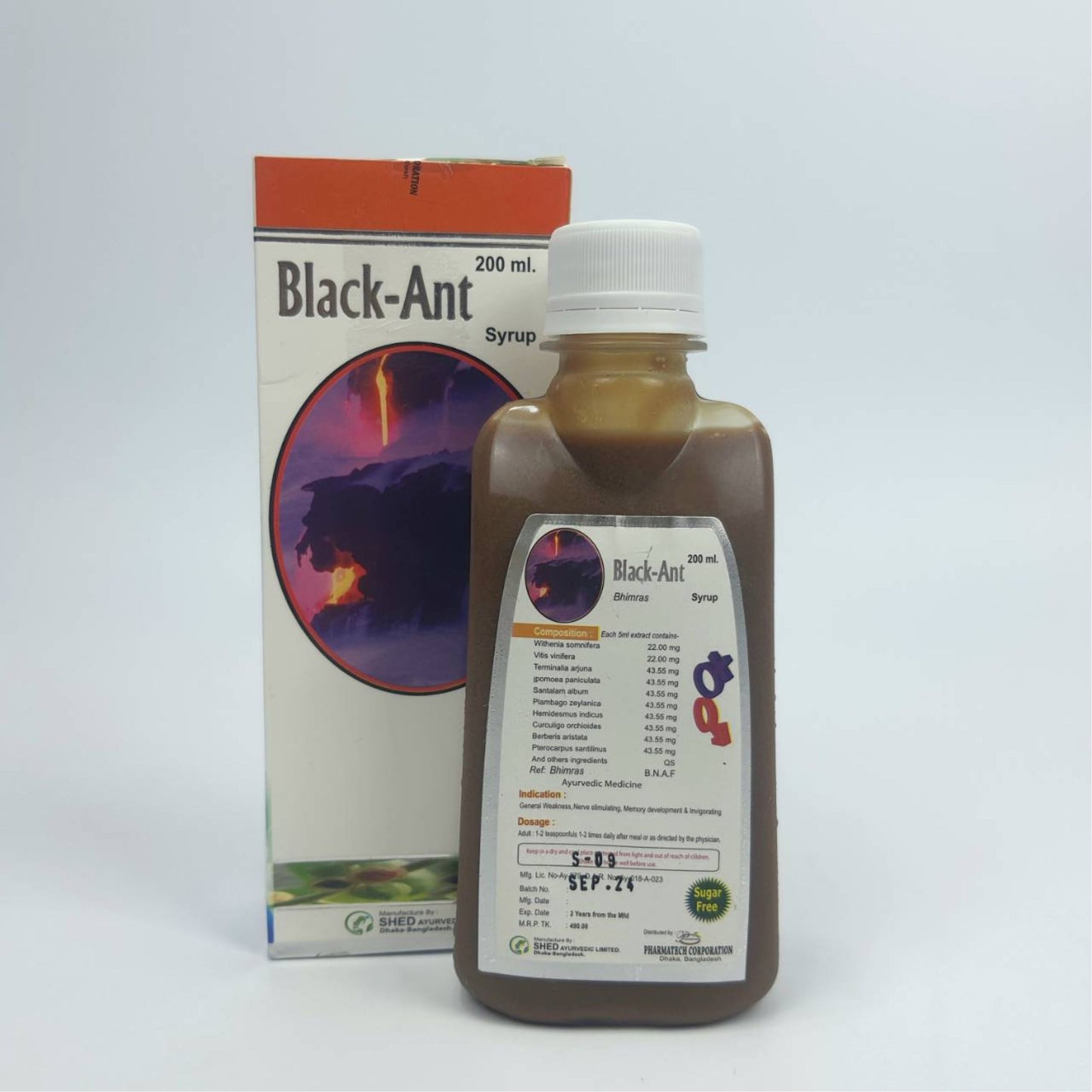 BLACK ANT SYRUP 200ML