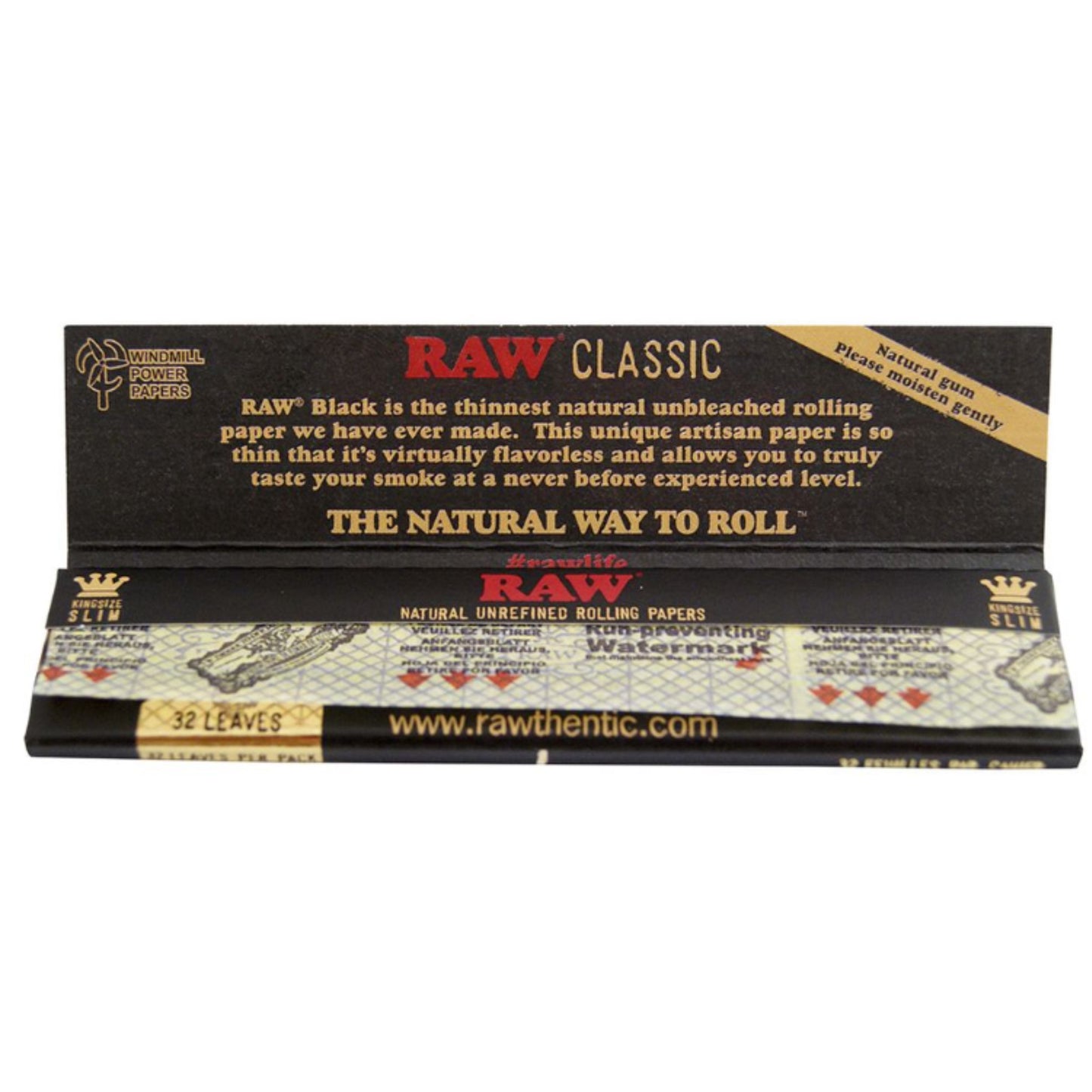 ROLLING PAPER | RAW CLASSIC BLACK KINGSIZE