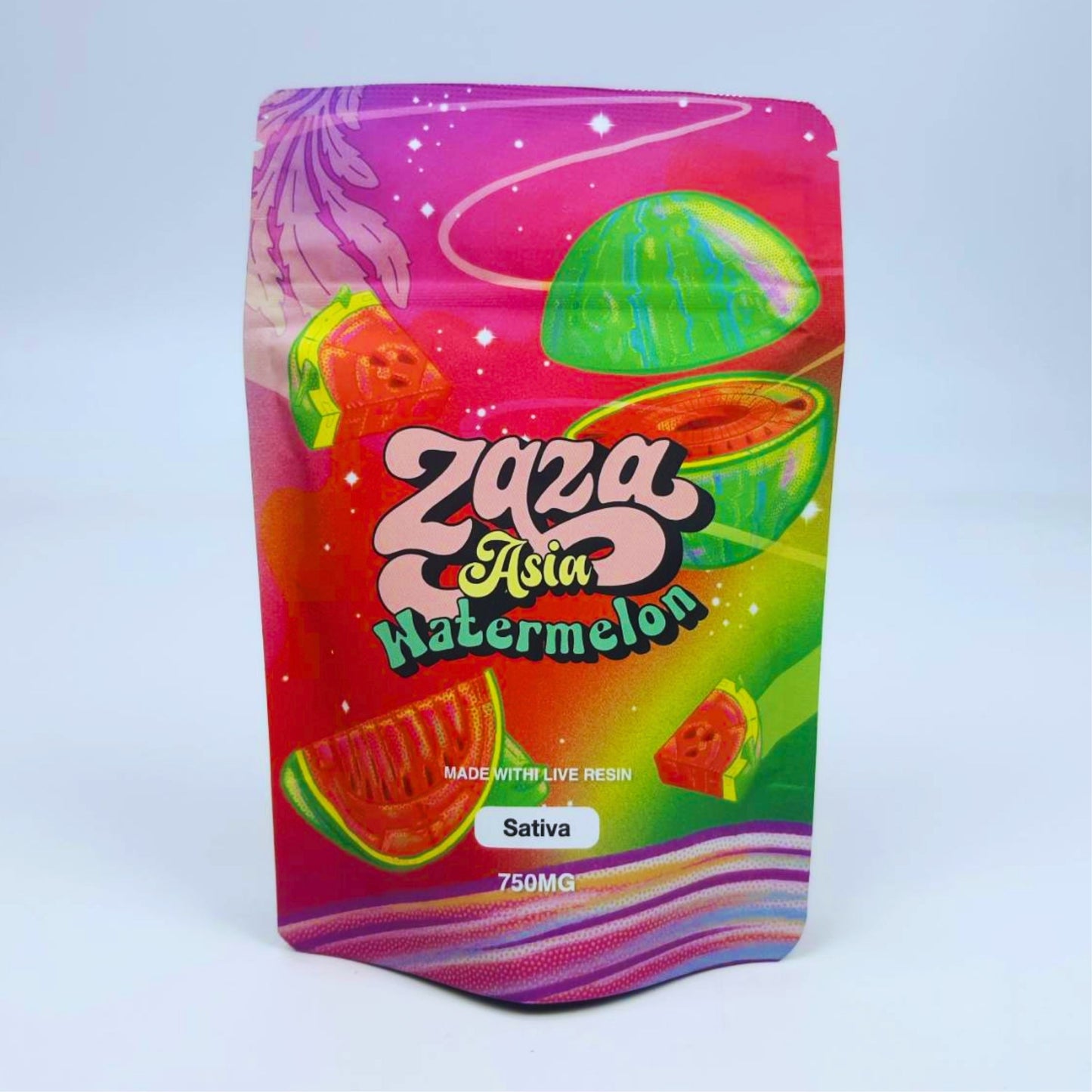 JELLY ZAZA ASIA | WATERMELON 750MG EDIBLES GUMMY INFUSED THC SNACK