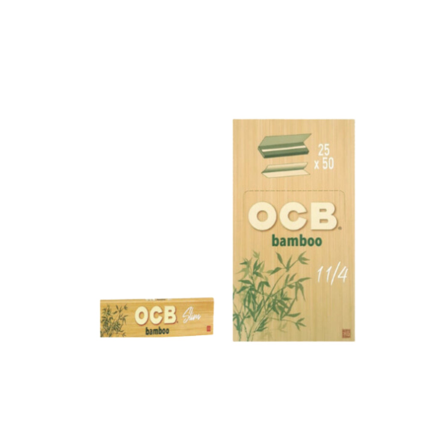 ROLLING PAPER | OCB BAMBOO 1 1/4 INCH ROLLING PAPER