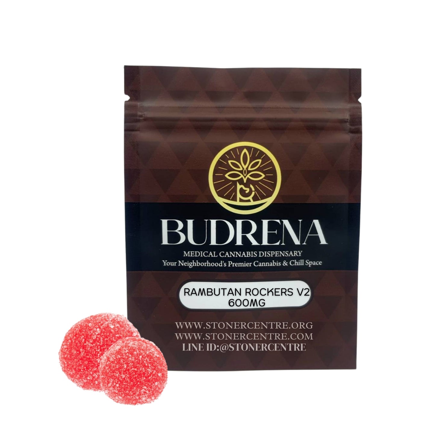 JELLY BUDRENA GREEN VIBE | RAMBUTAN ROCKERS V.2 600MG