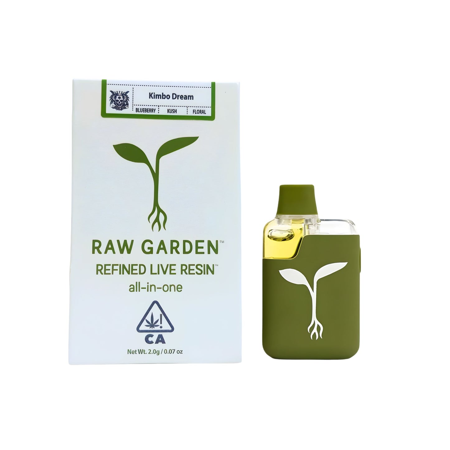 RAW GARDEN - REFINED LIVE RESIN ALL-IN-ONE 2.0ML | KIMBO DREAM : HYBRID