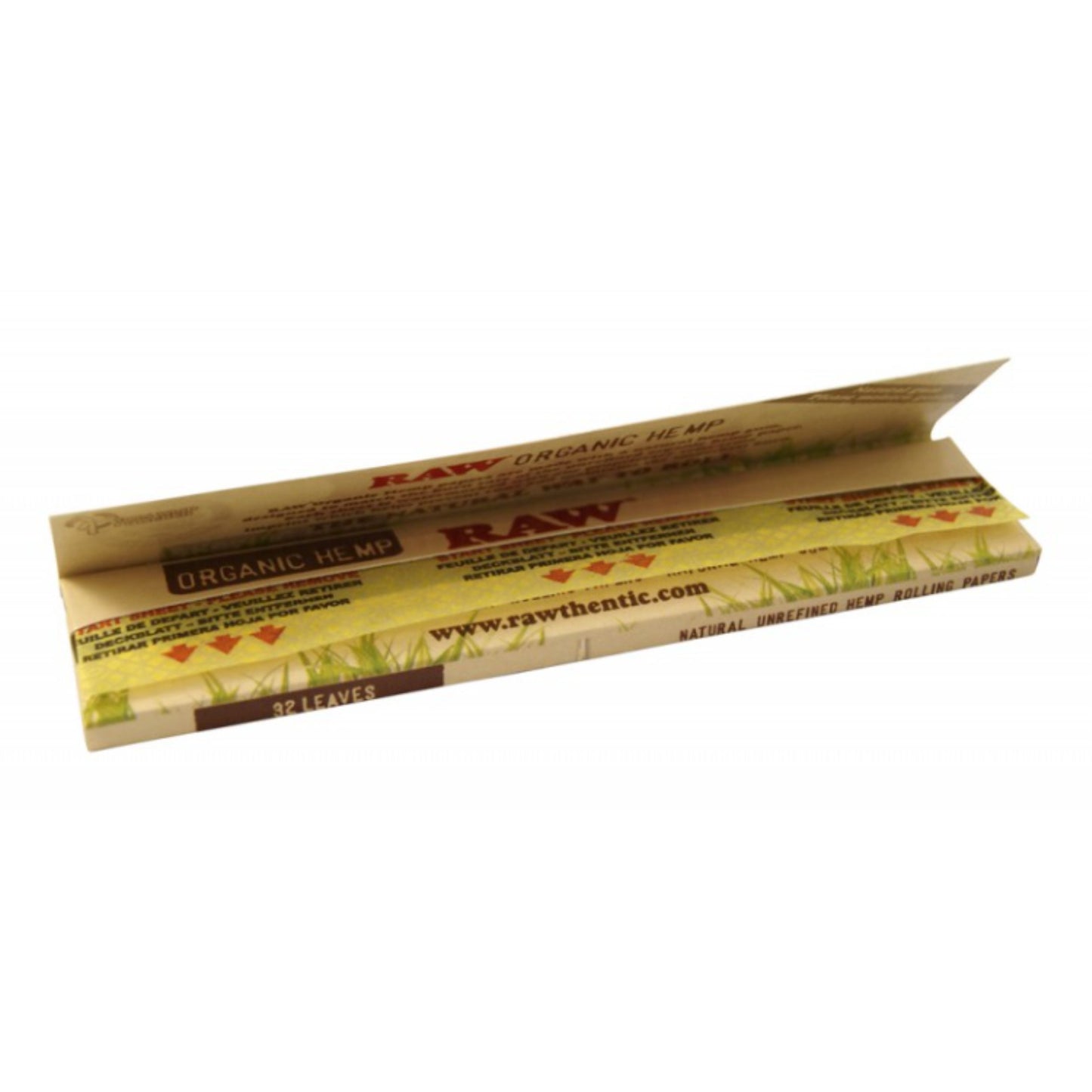 ROLLING PAPER | RAW ORGANIC HEMP KINGSIZE ROLLING PAPER