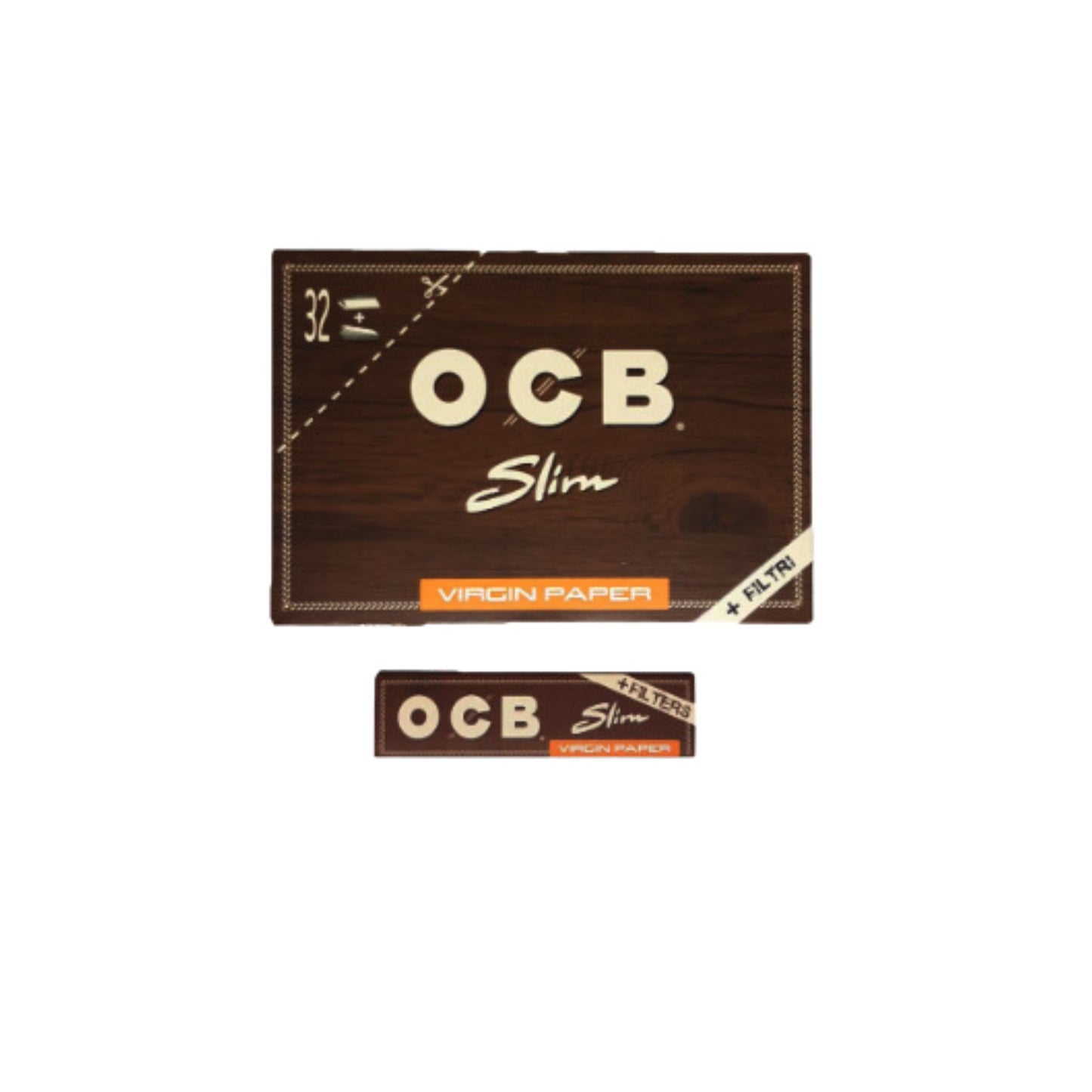 ROLLING PAPER | OCB VIRGIN KINGSIZE WITH FILER ROLLING PAPER