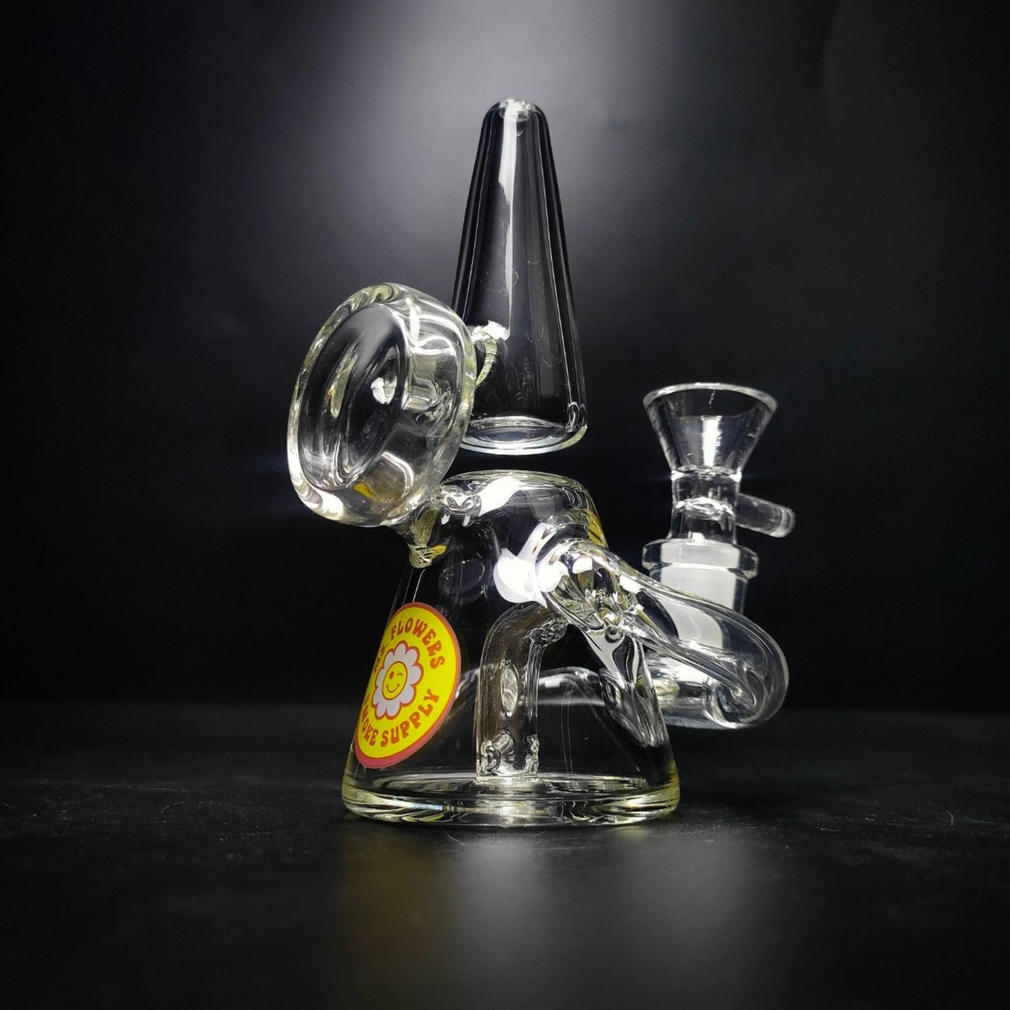 GLASS BONG | MS.FLOWERS MINI CONE CYCLER 5.7 INCH